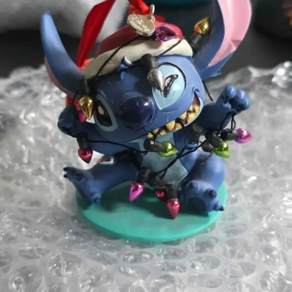 Disney Store Stitch With Christmas Lights Sketchbook Ornament 2016 Holiday